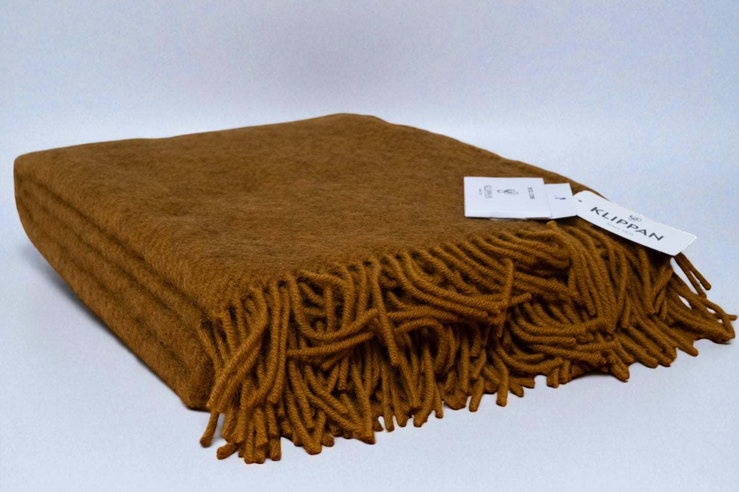Gotland Caramel Brushed Gotland & Lambswool Throw