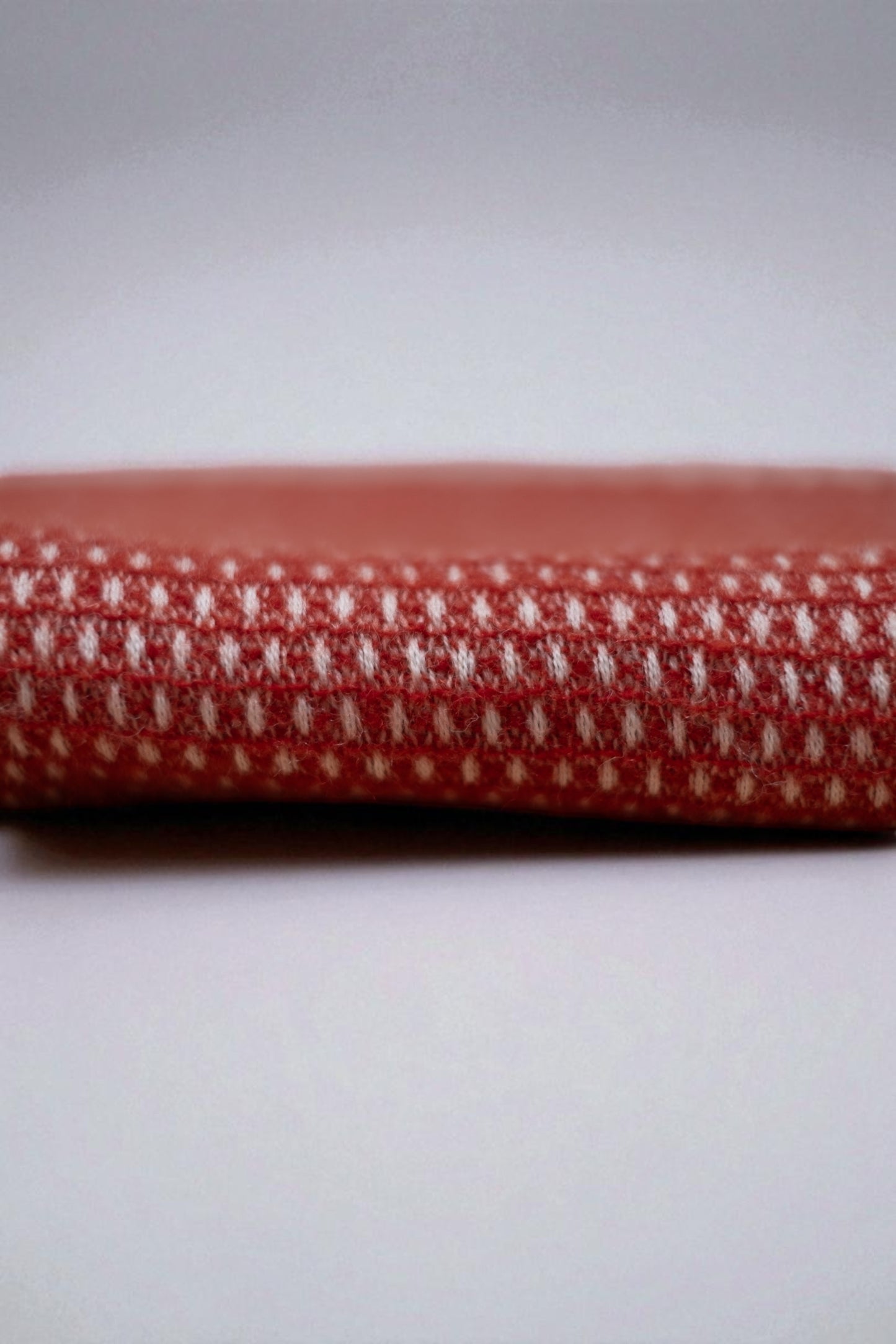 Hugo Dusty Ruby Red Recycled Merino & New Merino Scarf