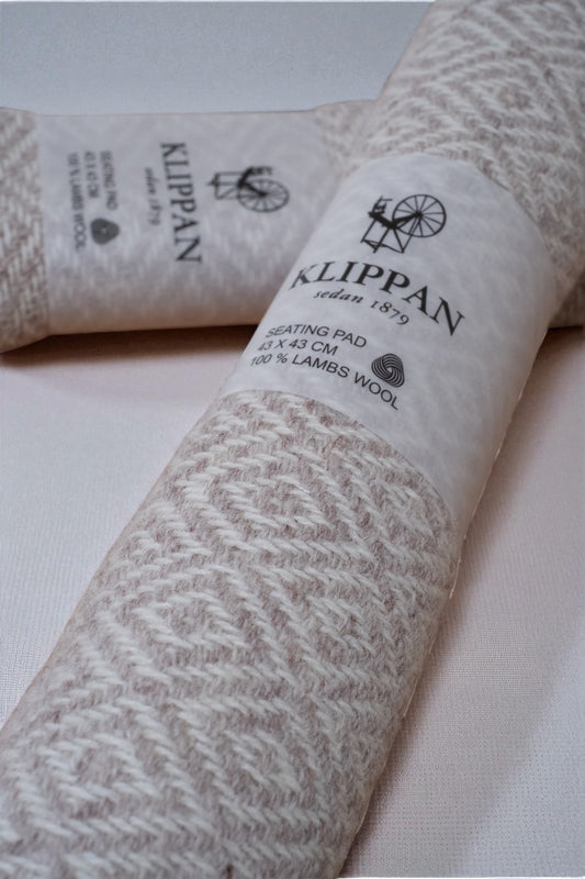 Stella Beige Lambswool Cushion Cover