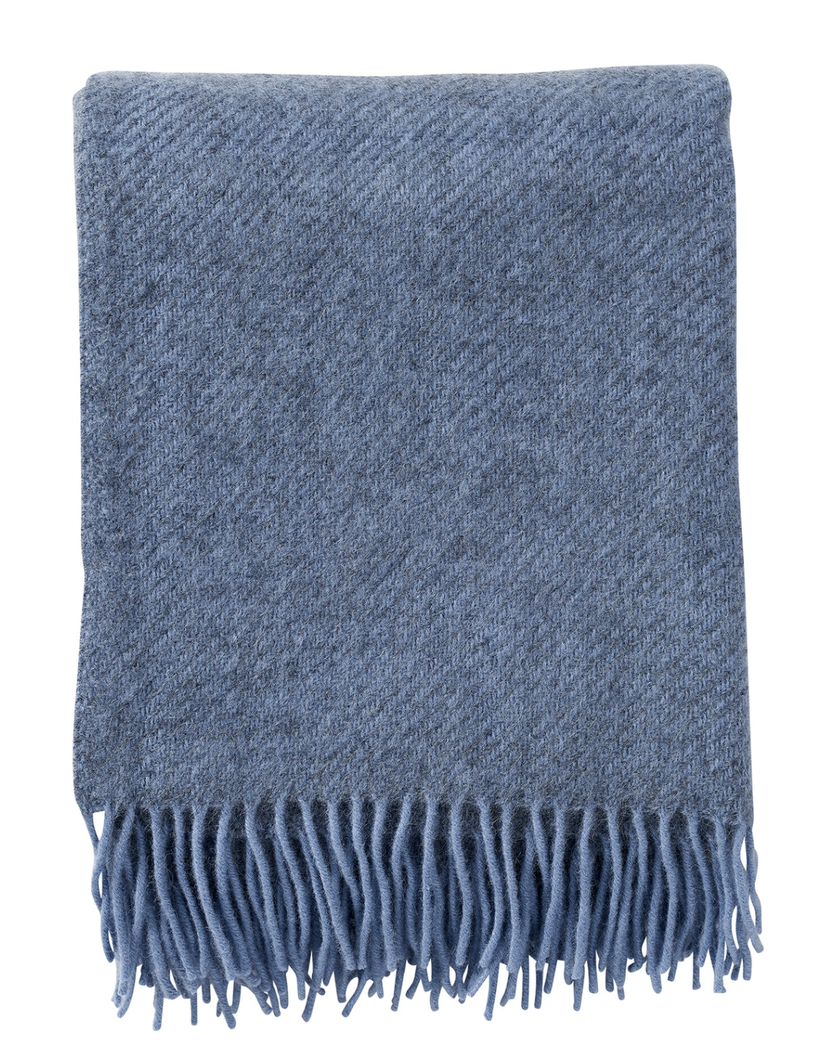 Gotland Infinity Blue Brushed Gotland & Lambswool Throw