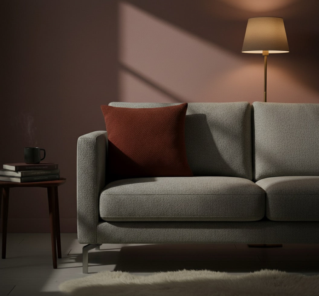 Gotland Rust Gotland & Lambswool Cushion Cover