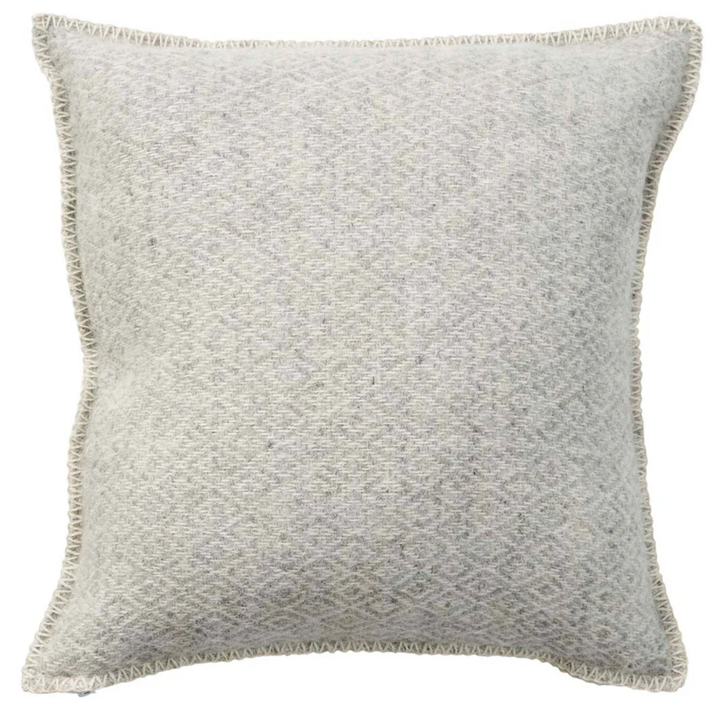 Stella Light Grey Lambswool Cushion Cover