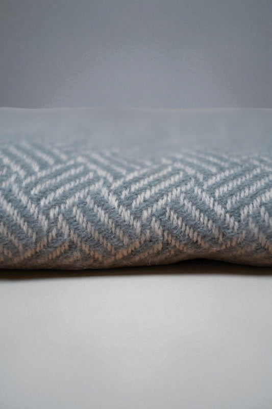 Samba Lead Grey Brushed Lambswool Throw
