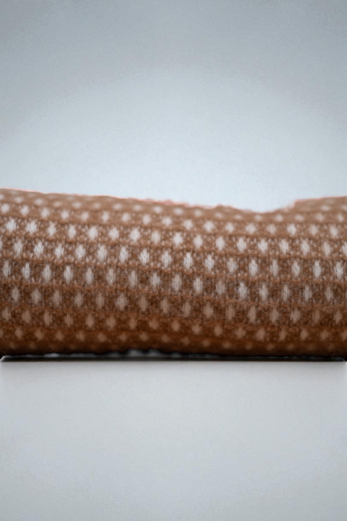 Knut Nougat Brushed Lambswool Throw