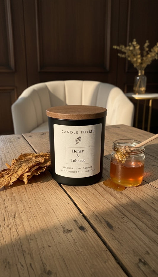 Honey & Tobacco - 220g candle