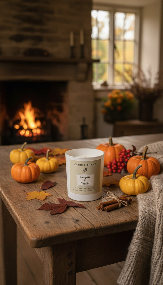 Pumpkin & Vanilla - 220g candle