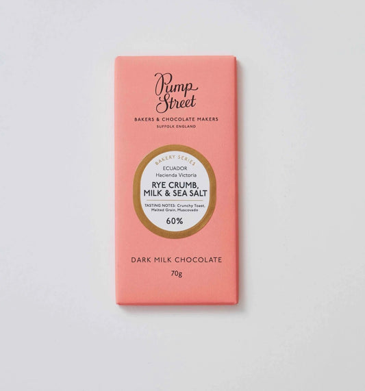 Pump Street Chocolate - Rye Crumb, Milk & Sea Salt