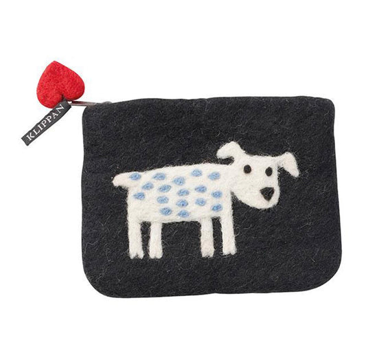 Dog Felted Wool Purse