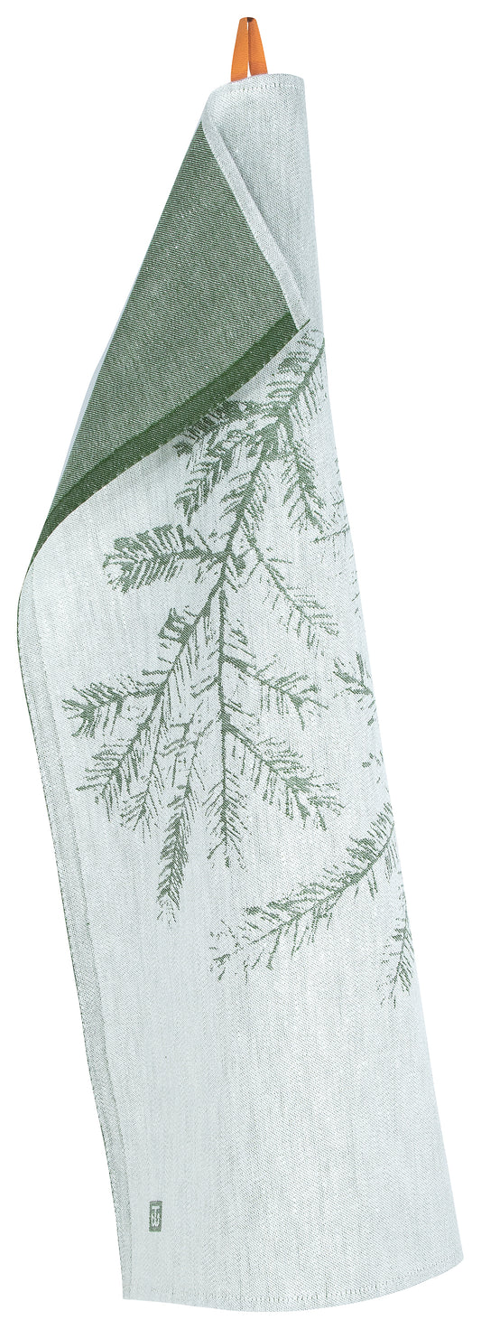 HAVU X TEEMU JÄRVI linen towel - white-green