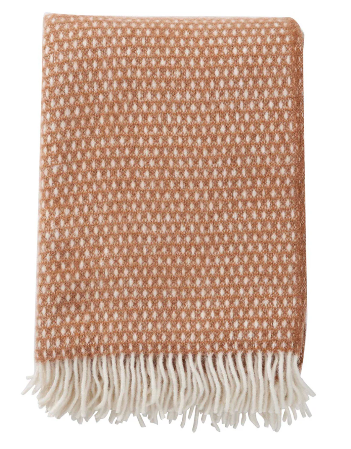 Knut Nougat Brushed Lambswool Throw